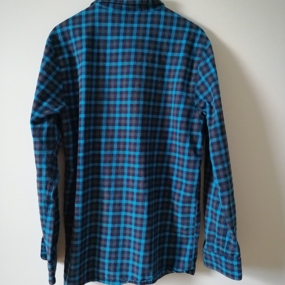 Nomis Flannel Blue Black Grey Large - Picture 5 of 11